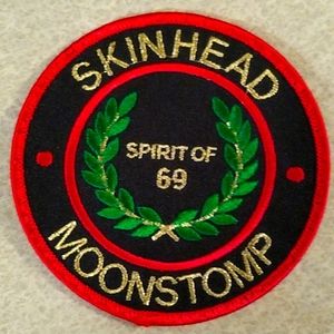 COPY - Skinhead Moonstomp Iron on Embroidered Patch New